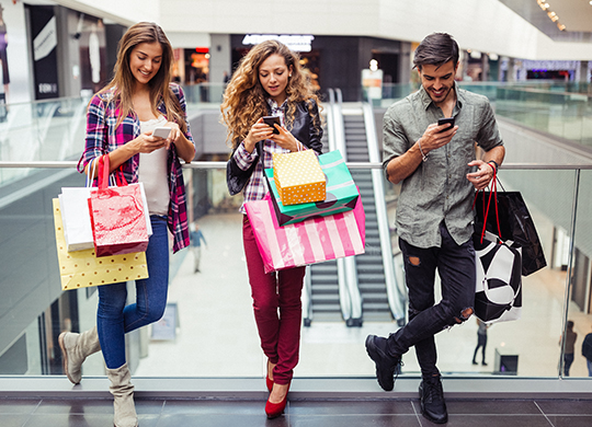 Shopping and Mobile Phones